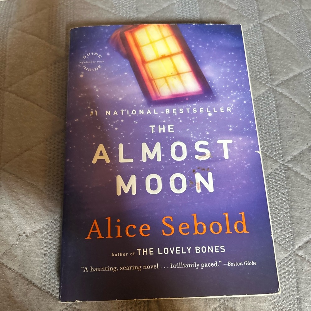 The Almost Moon by Alice Sebold - Purple Cover Paperback